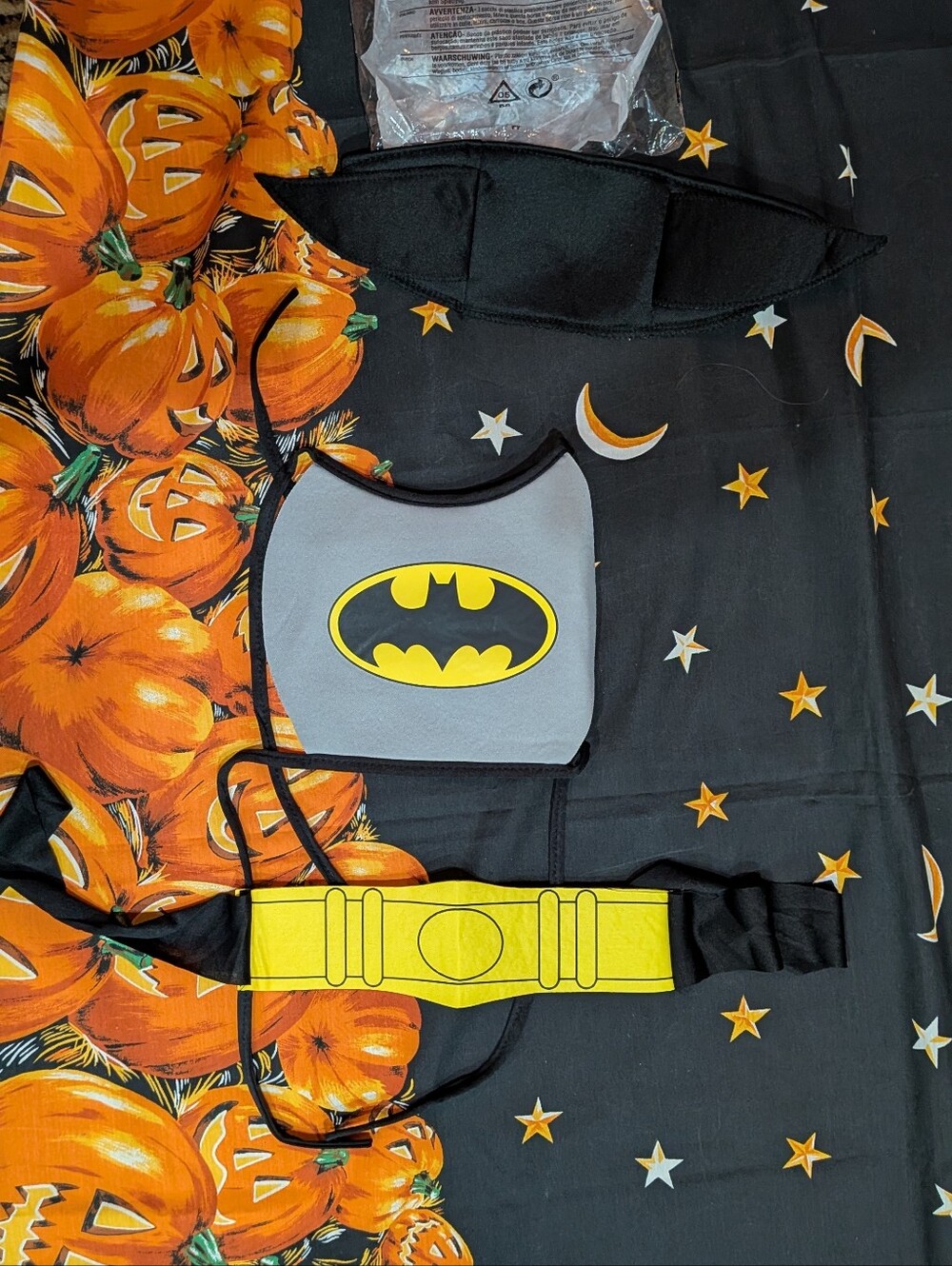 XL Dog Batman Costume Bat-Hound Halloween DC Pet Outfit Rubies Cartoon Movie